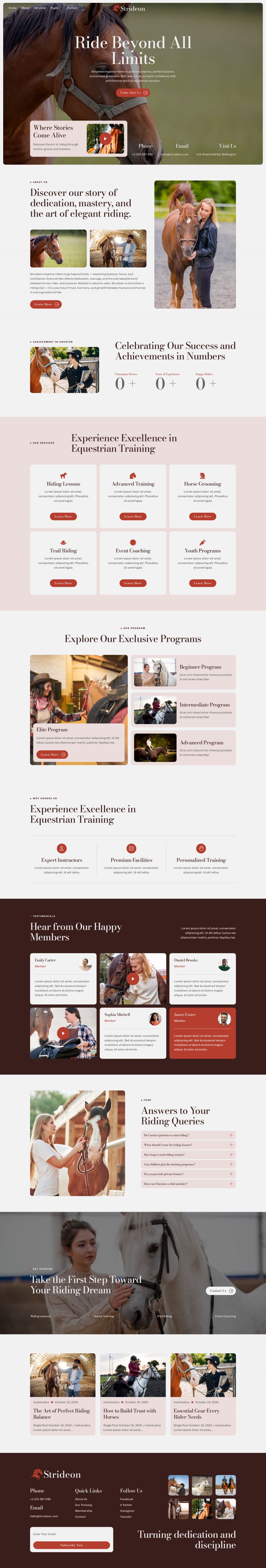 WordPress template ThemeForest Strideon