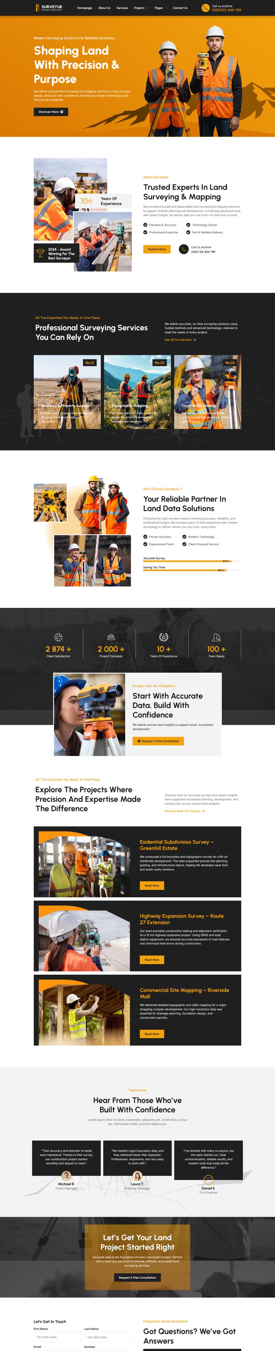 WordPress template ThemeForest Surveyuk