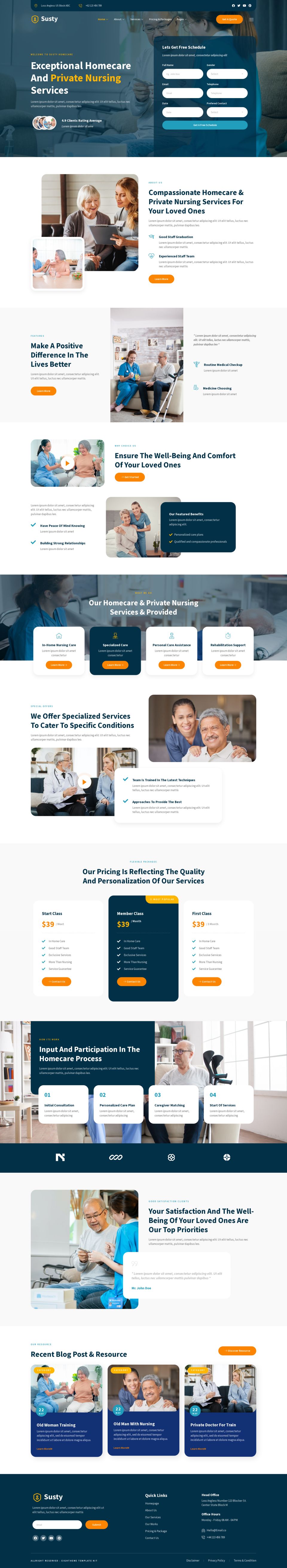 WordPress template ThemeForest Susty