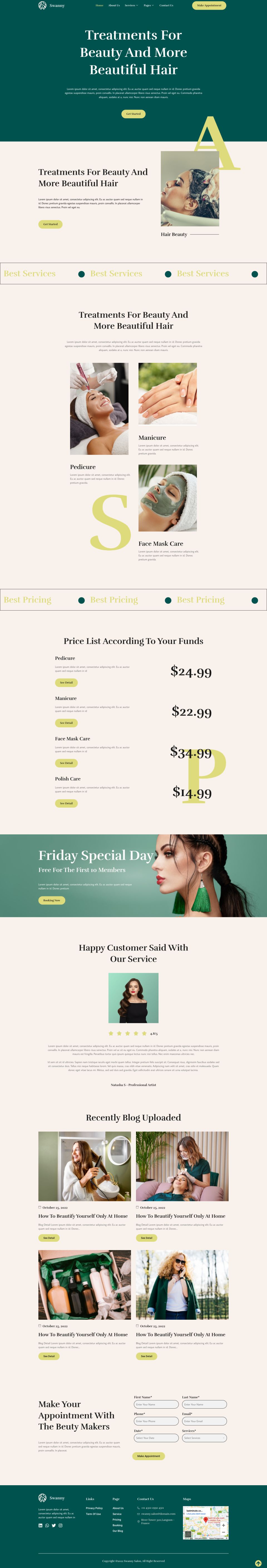 WordPress template ThemeForest Swanny