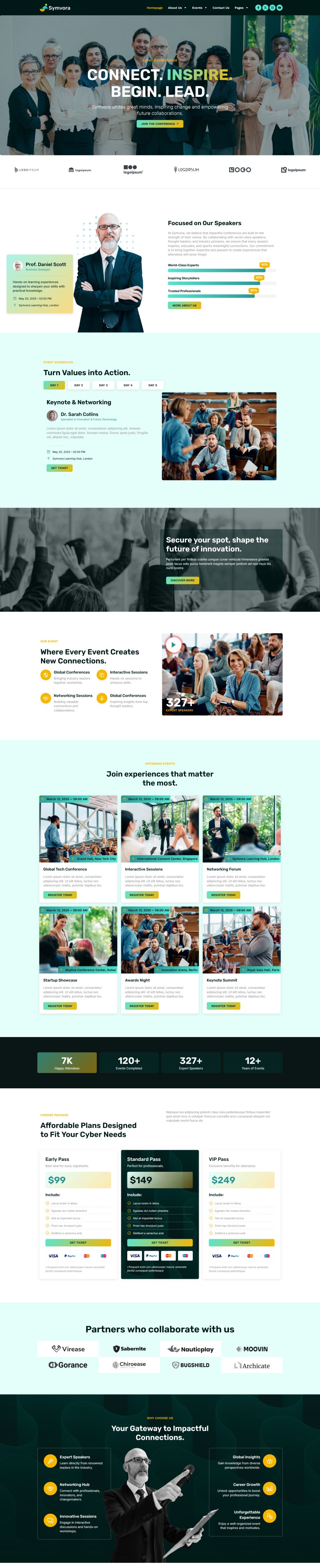 WordPress template ThemeForest Symvora