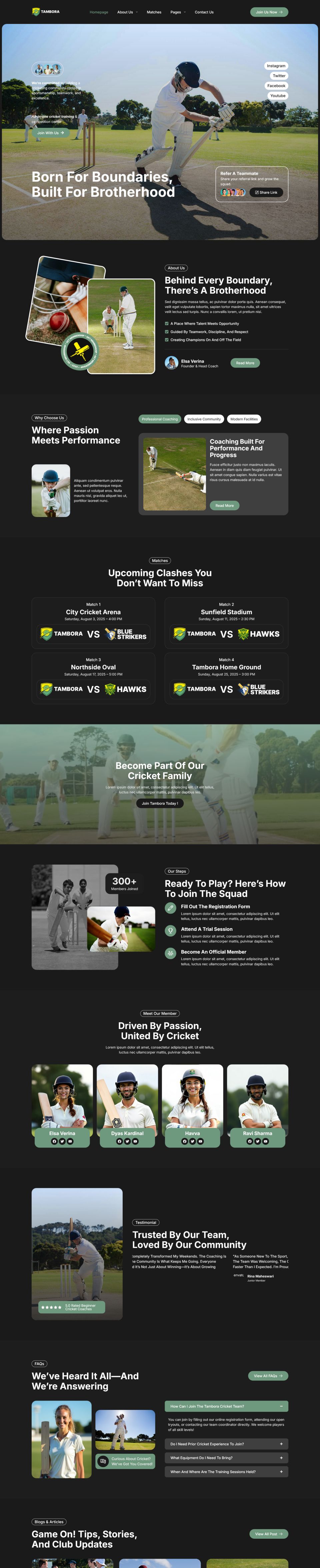WordPress template ThemeForest Tambora