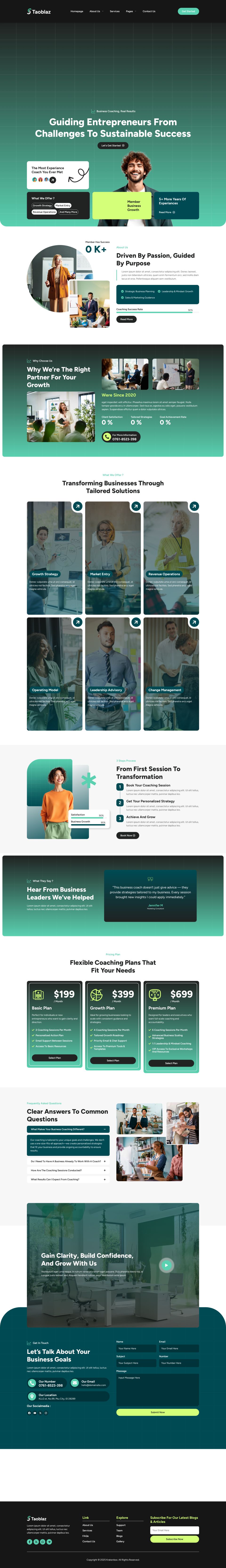 WordPress template ThemeForest Taoblaz