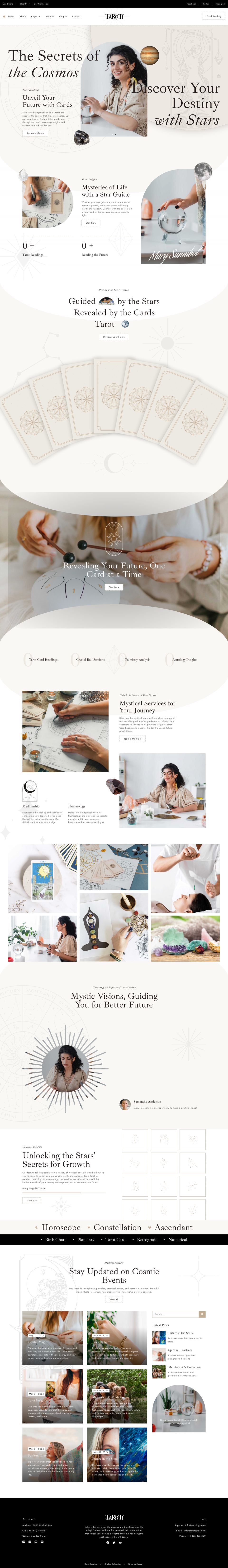 WordPress template ThemeForest Taroti