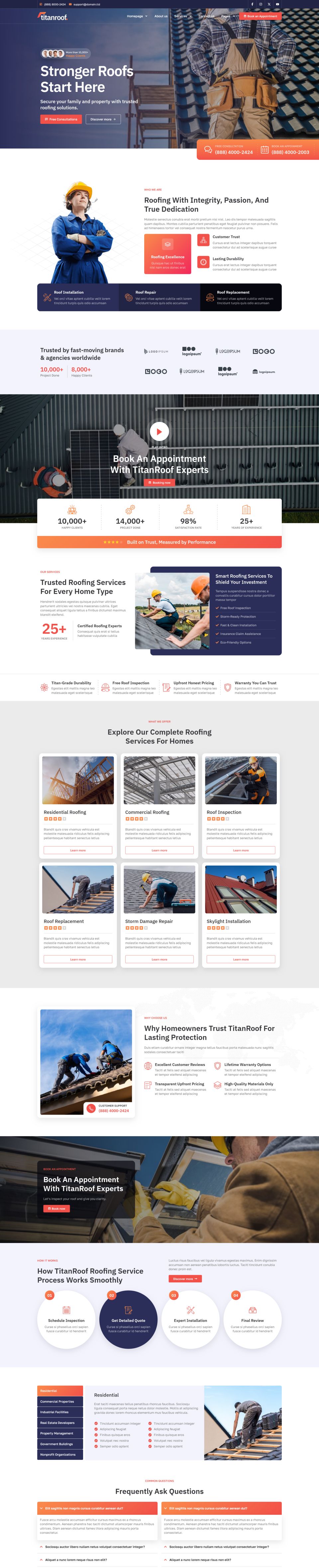 WordPress template ThemeForest TitanRoof