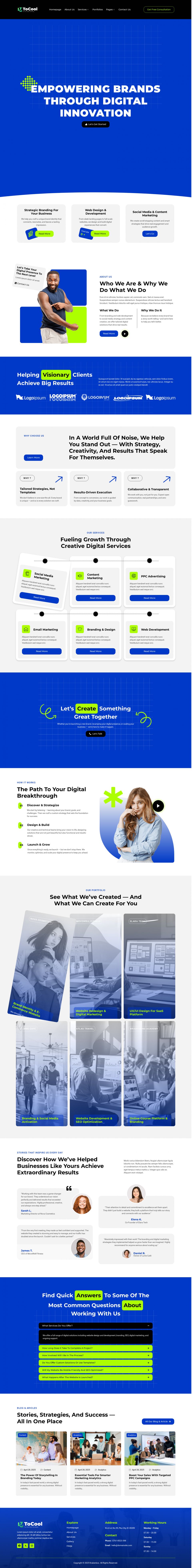 WordPress template ThemeForest Tocool