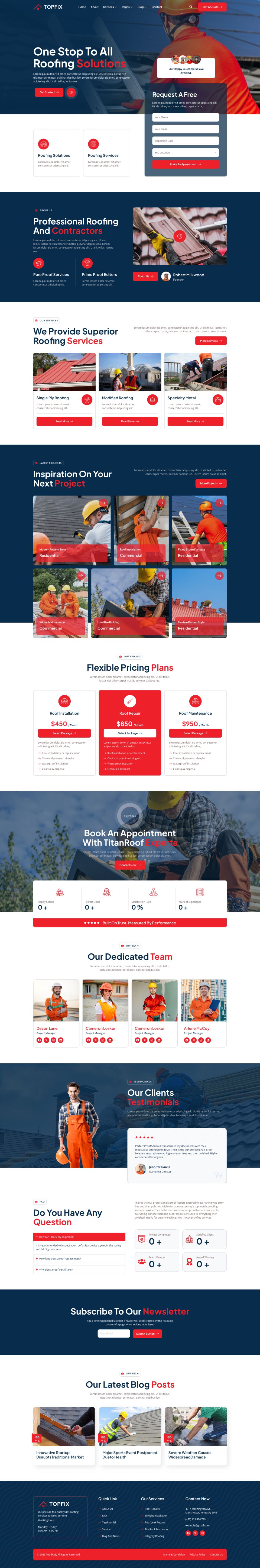 WordPress template ThemeForest Topfix