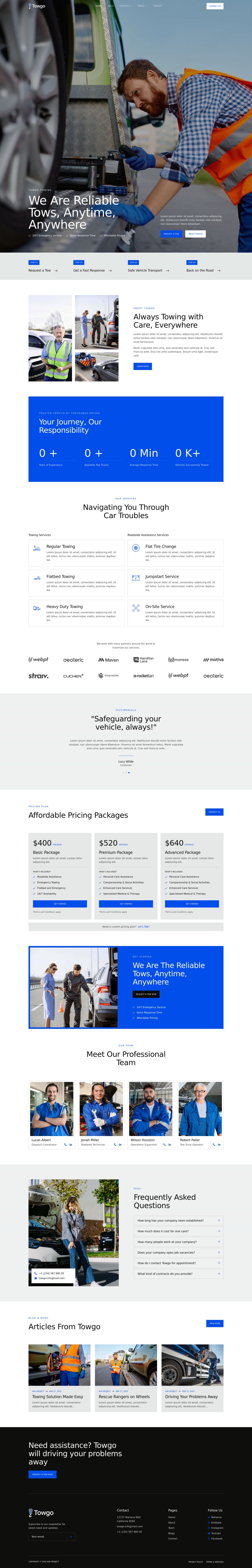 WordPress template ThemeForest Towgo