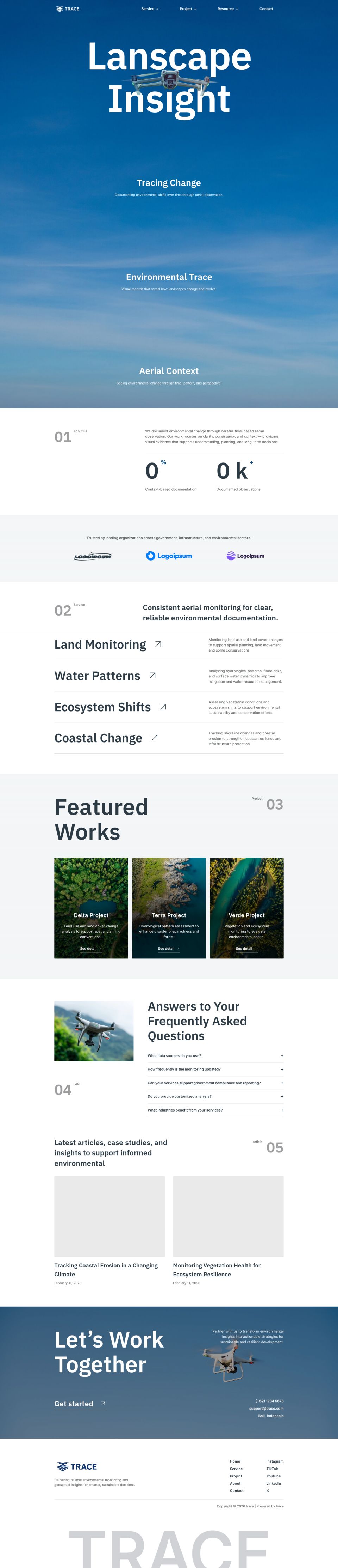 Template ThemeForest Trace WordPress template ThemeForest Trace