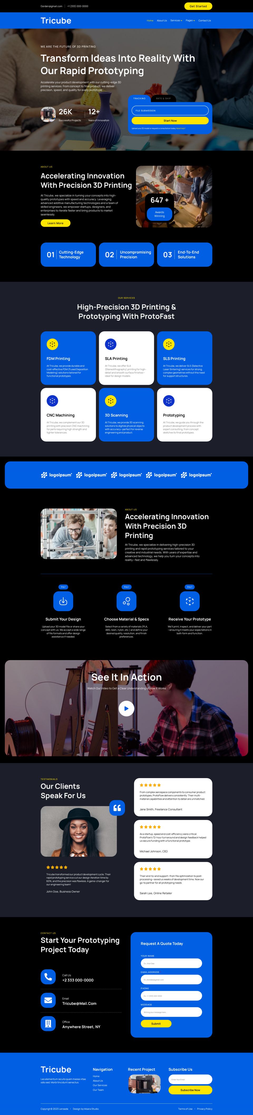 WordPress template ThemeForest Tricube