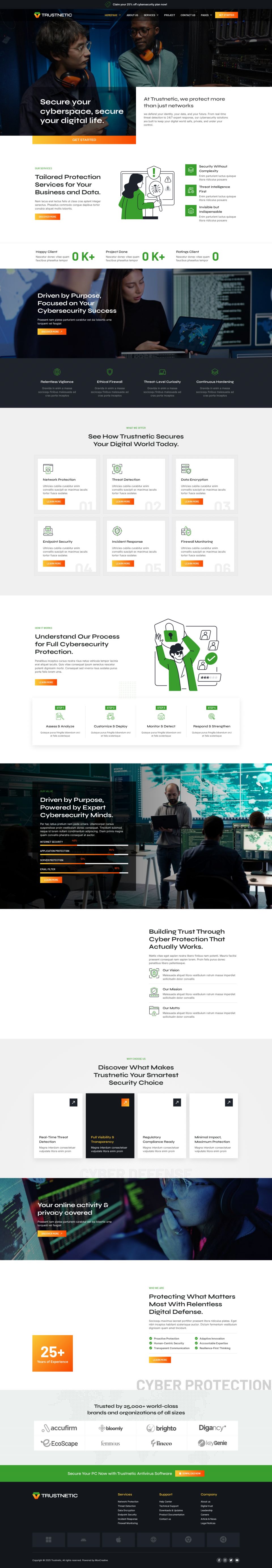 WordPress template ThemeForest Trustnetic