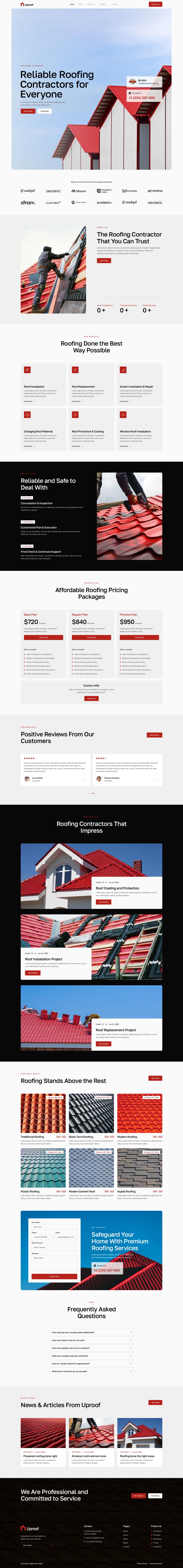 WordPress template ThemeForest Uproof
