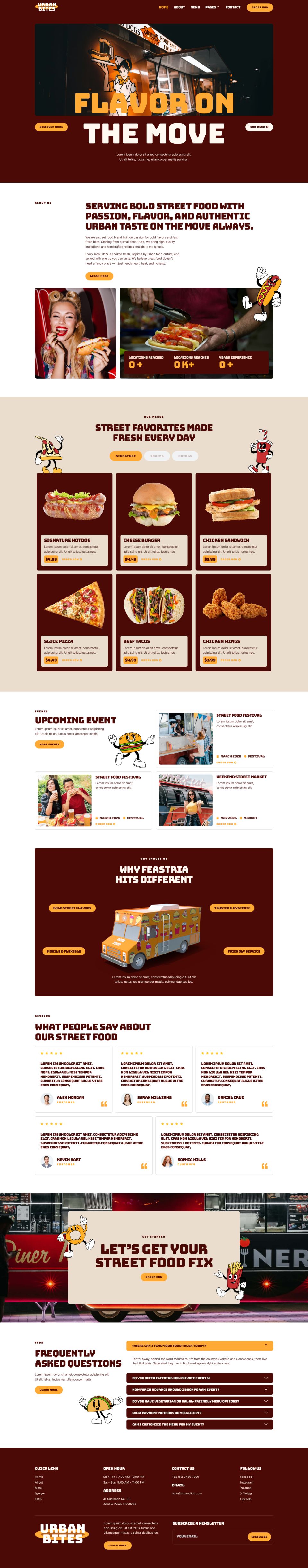Template ThemeForest UrbanBites WordPress template ThemeForest UrbanBites