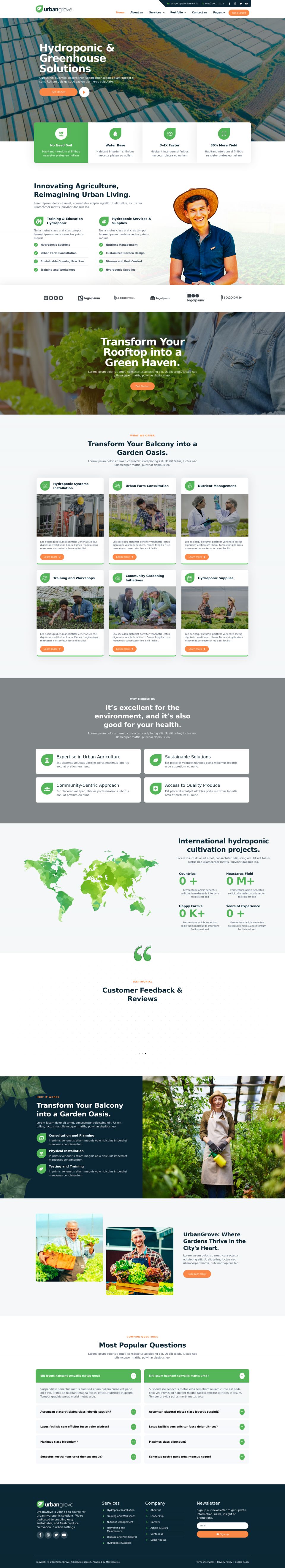 WordPress template ThemeForest UrbanGrove