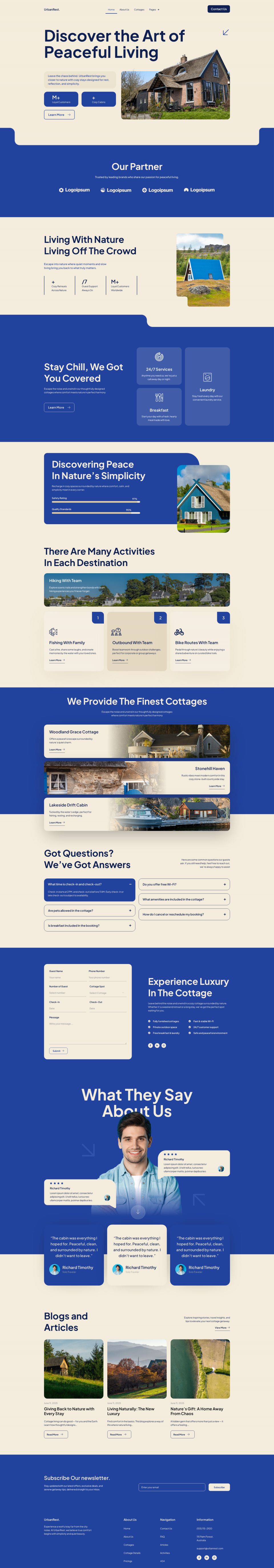 WordPress template ThemeForest Urbanrest