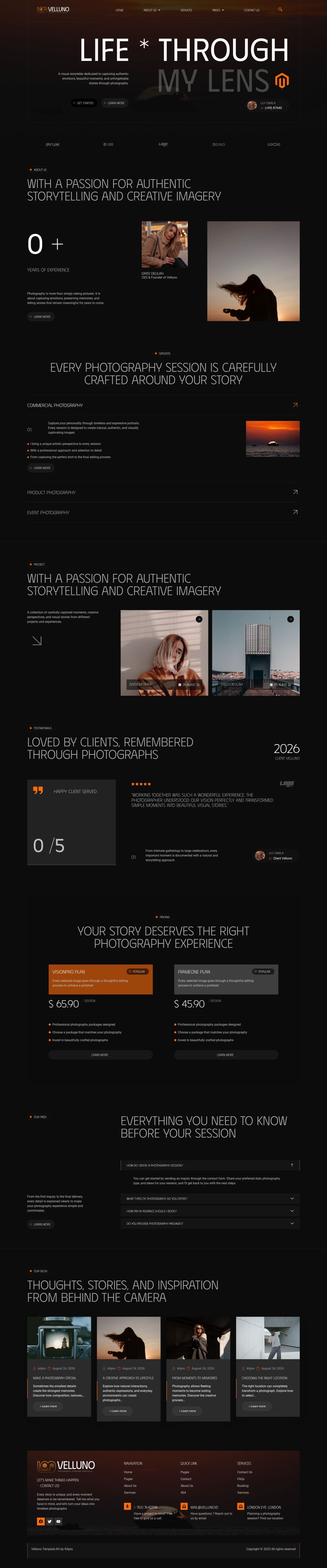 Template ThemeForest Velluno WordPress template ThemeForest Velluno
