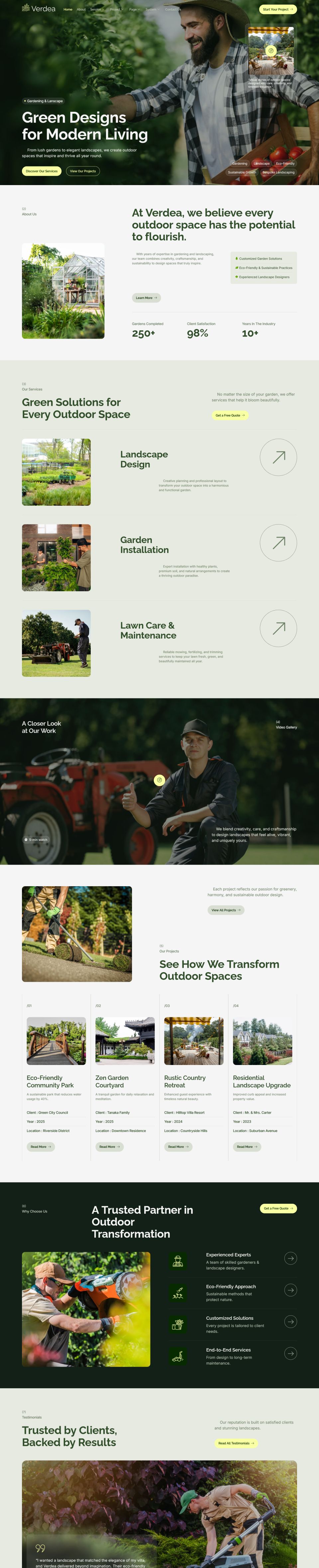 WordPress template ThemeForest Verdea