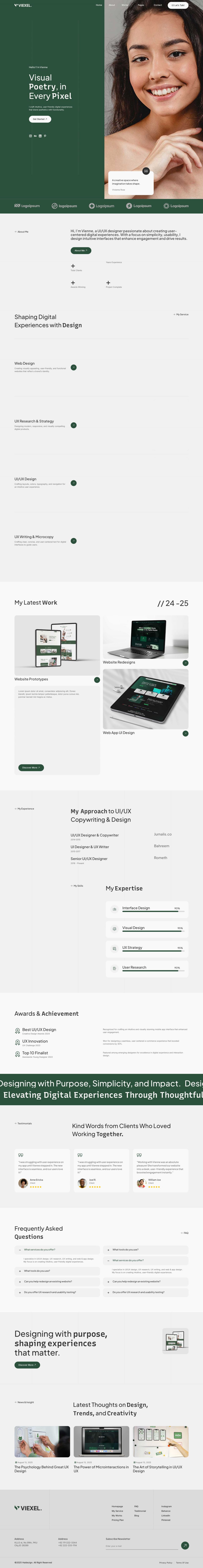 WordPress template ThemeForest Viexel