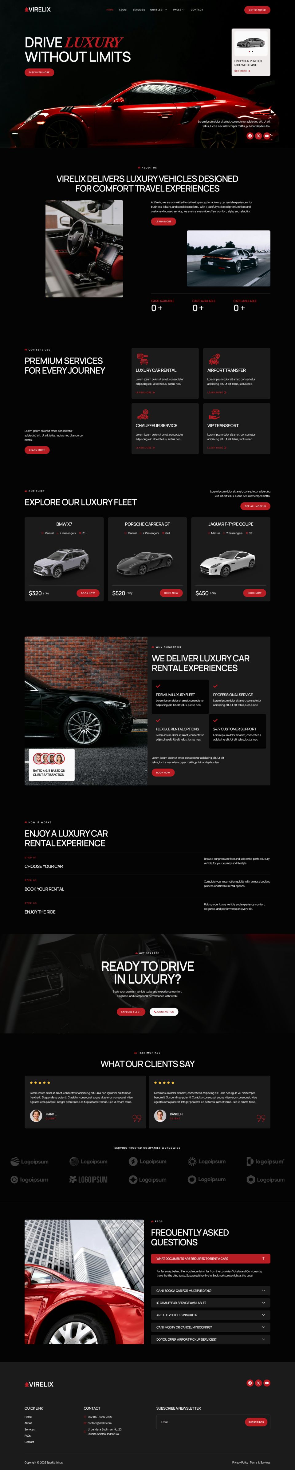WordPress template ThemeForest Virelix