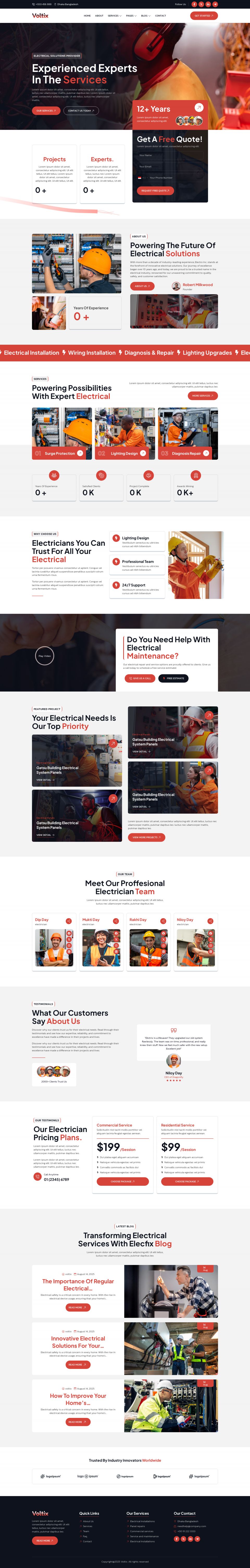 WordPress template ThemeForest Voltix