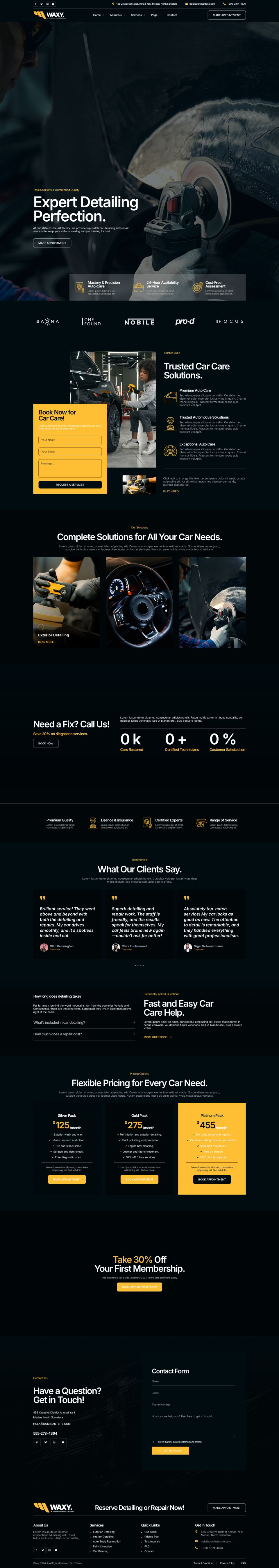 WordPress template ThemeForest Waxy
