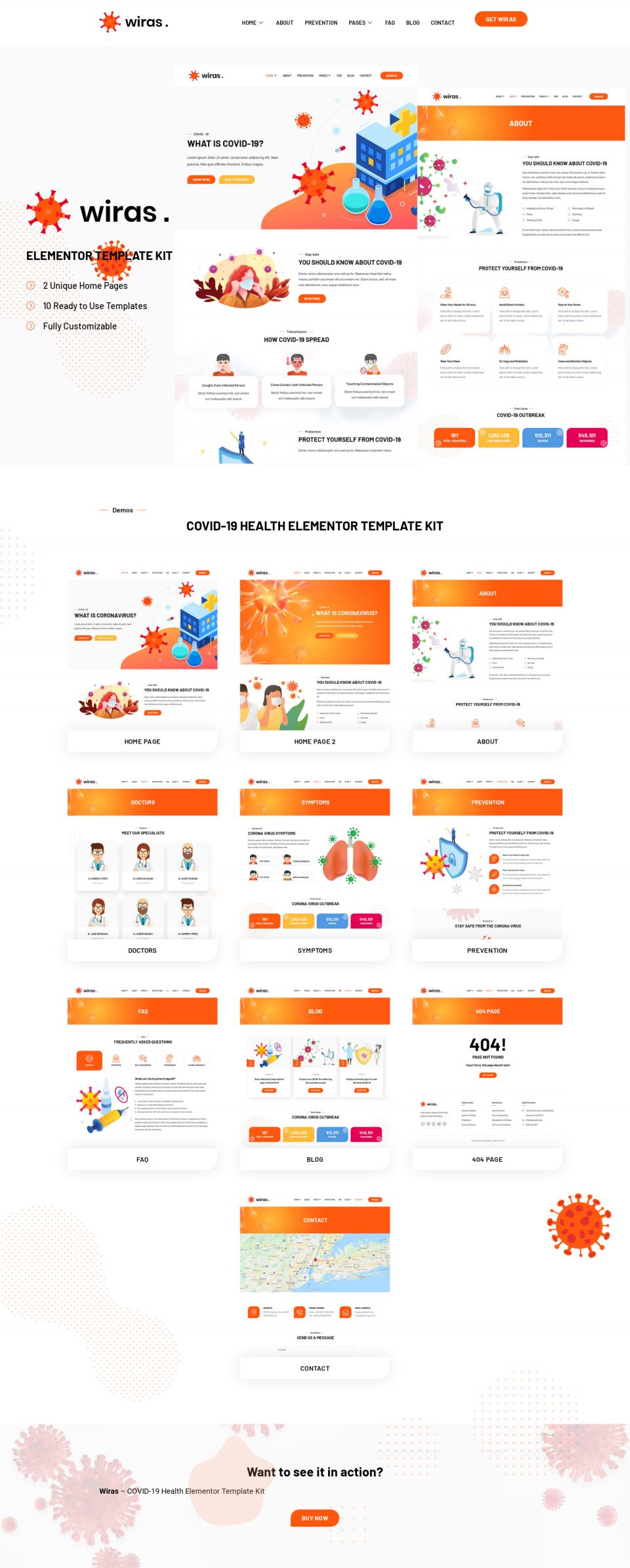 WordPress template ThemeForest Wiras