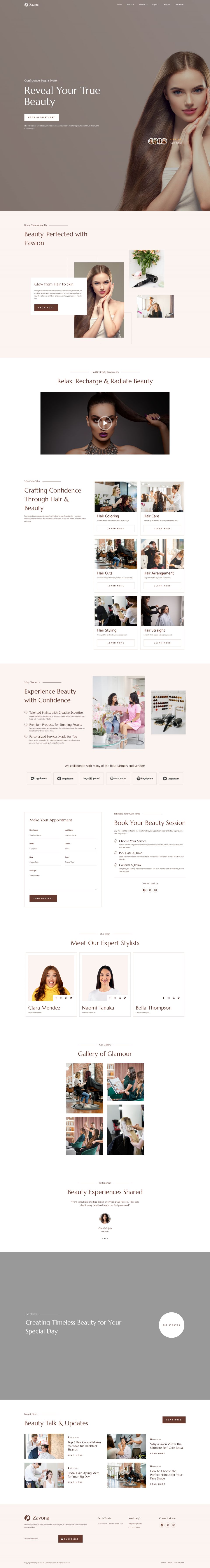 WordPress template ThemeForest Zavona