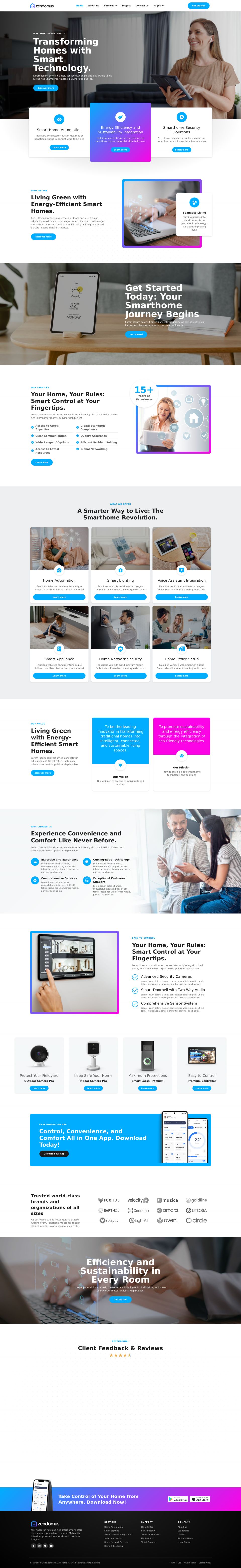 WordPress template ThemeForest Zendomus