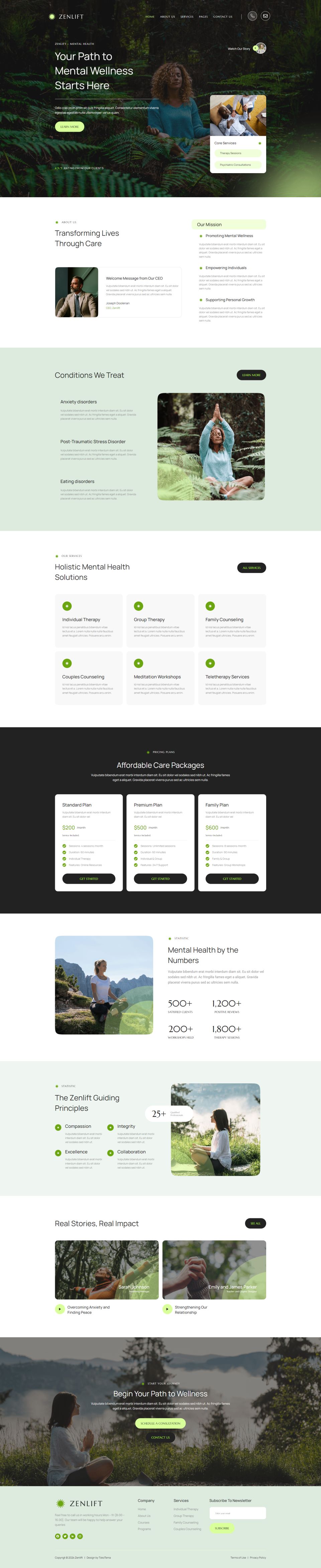 WordPress template ThemeForest Zenlift