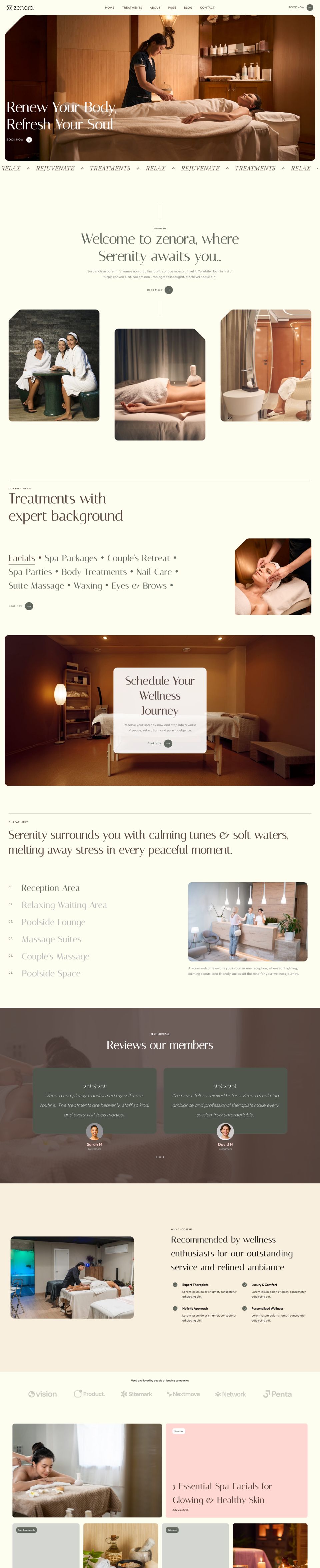 WordPress template ThemeForest Zenora