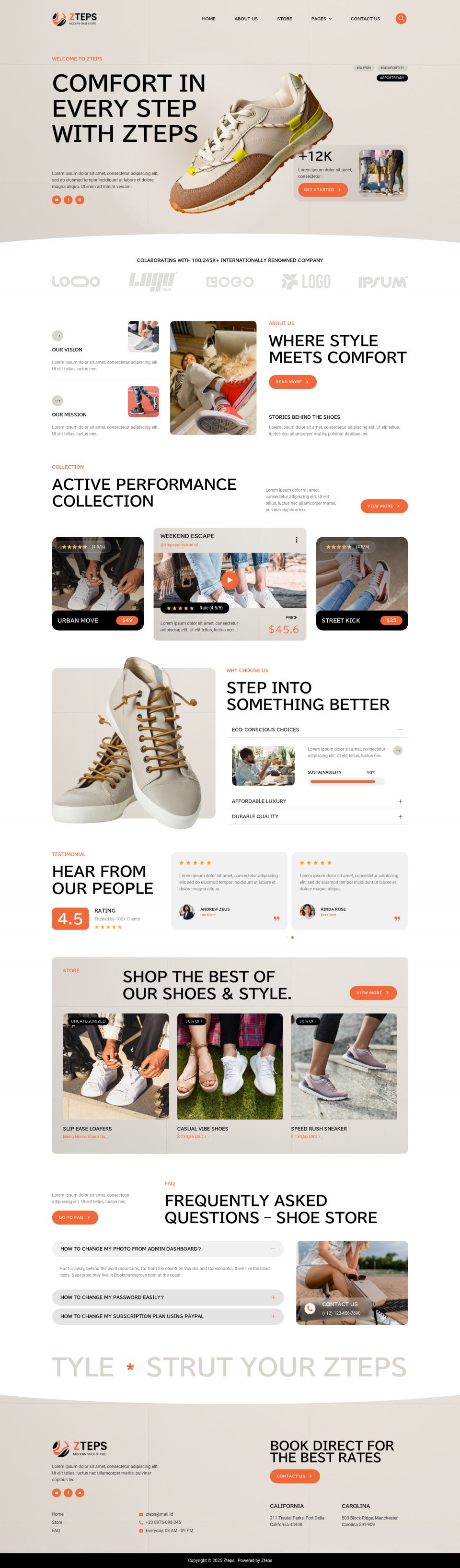 WordPress template ThemeForest Zteps