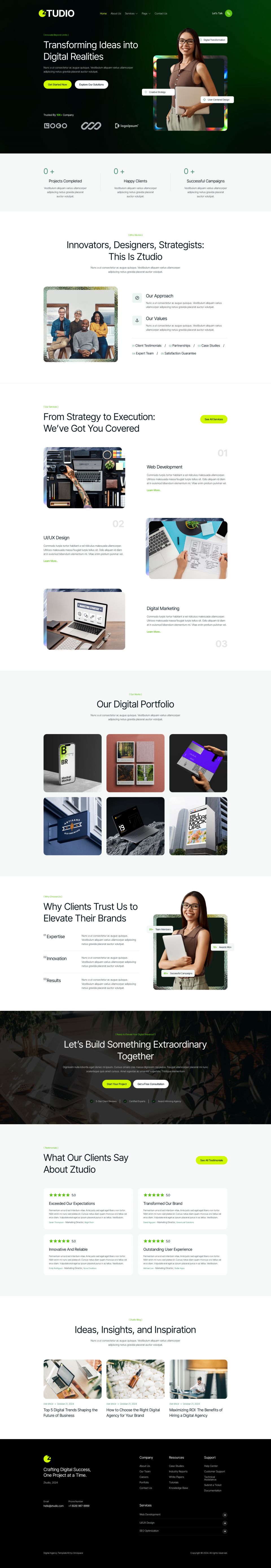 Template ThemeForest Ztudio WordPress template ThemeForest Ztudio