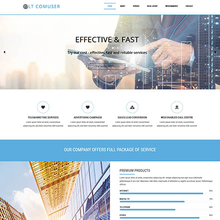 LTheme Comuser Onepage