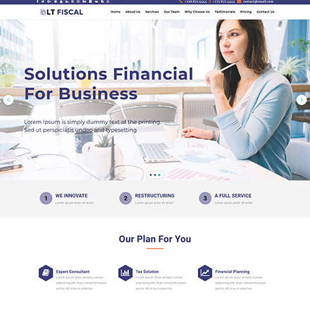LTheme Fiscal Onepage