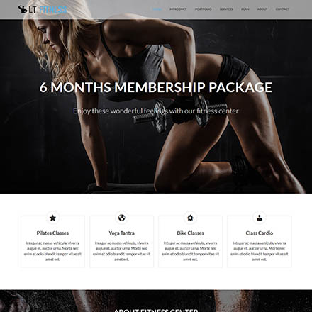 LTheme Fitness Onepage