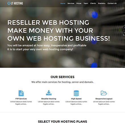 LTheme Hosting Onepage