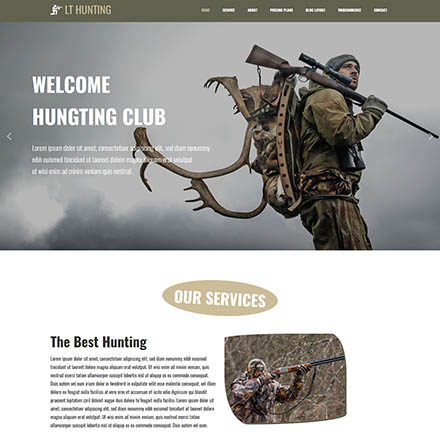 LTheme Hunting Onepage