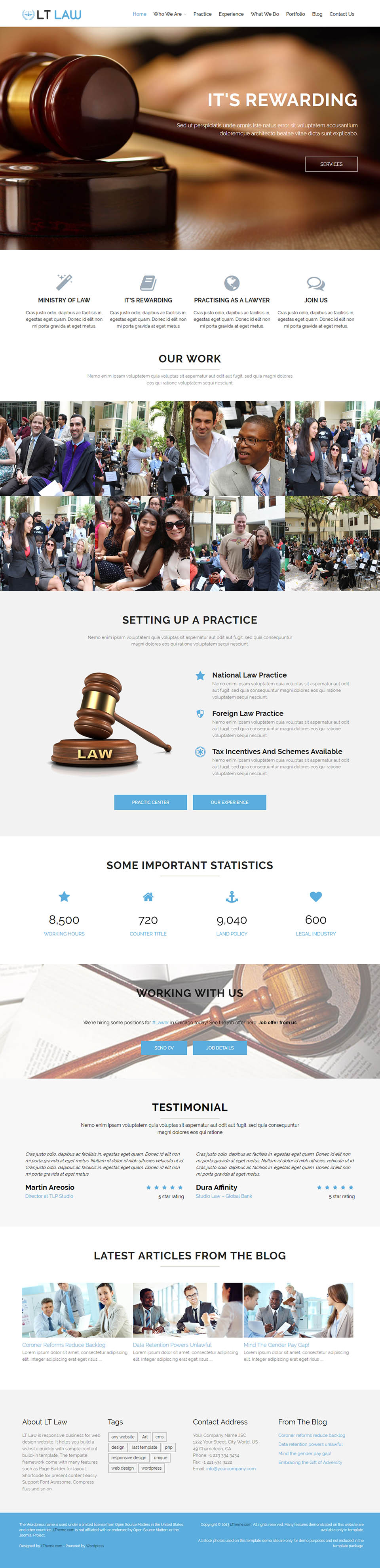 Template LTheme Law WordPress template LTheme Law