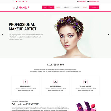 LTheme Makeup Onepage