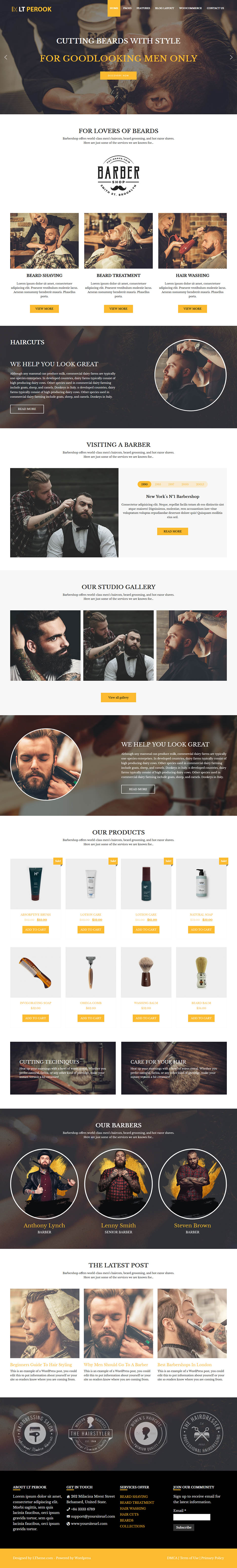 WordPress template LTheme Perook