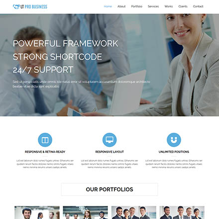 LTheme Pro Business Onepage