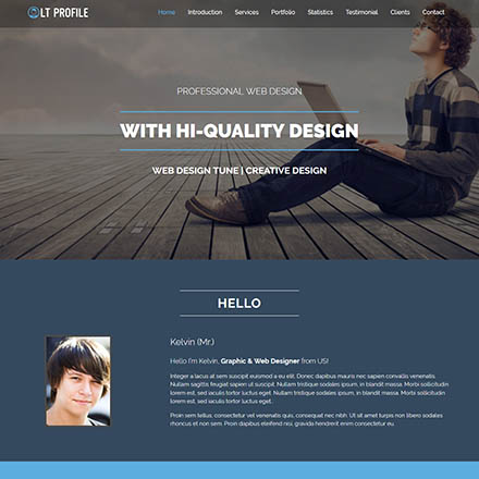 LTheme Profile Onepage