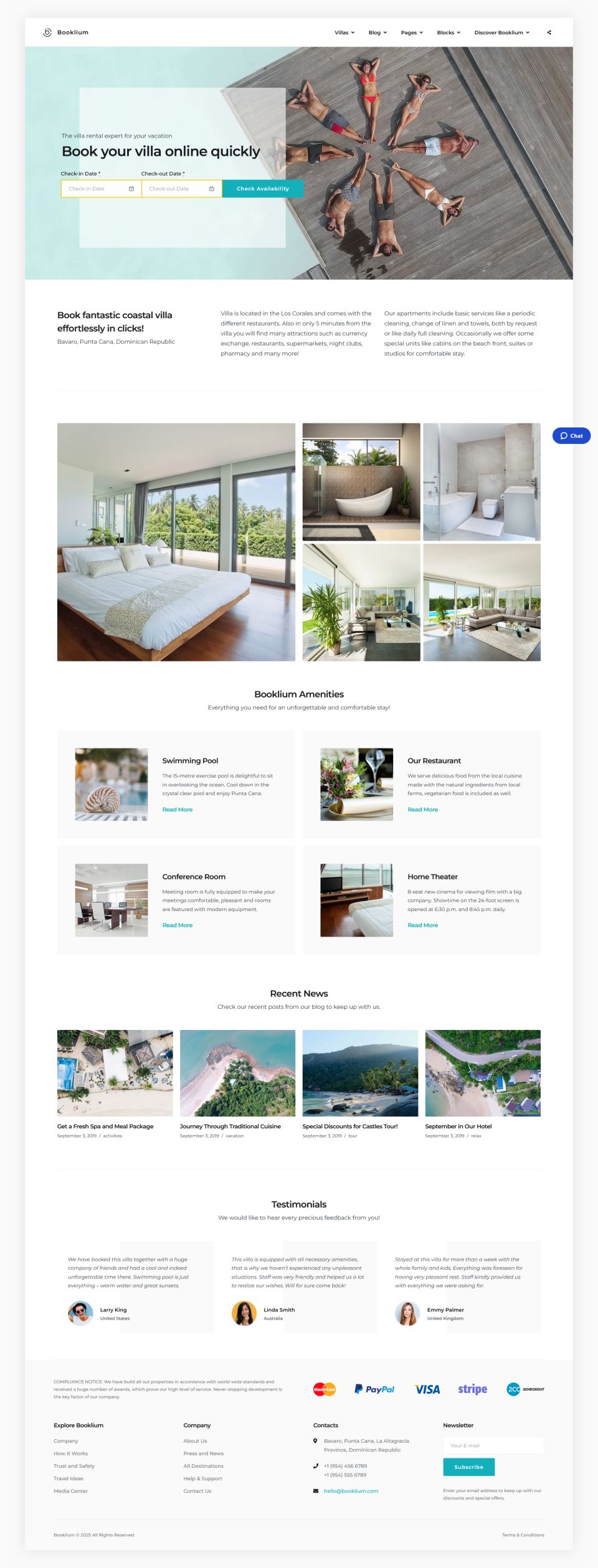 Template MotoPress Booklium WordPress template MotoPress Booklium