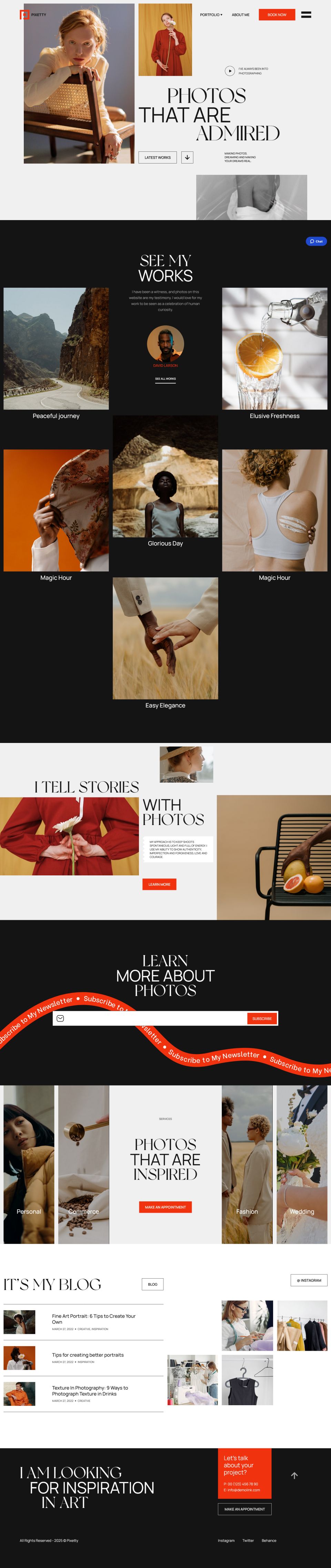 WordPress template MotoPress Pixetty