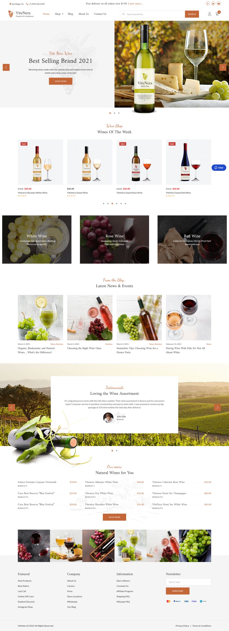 WordPress template MotoPress Vite Nera