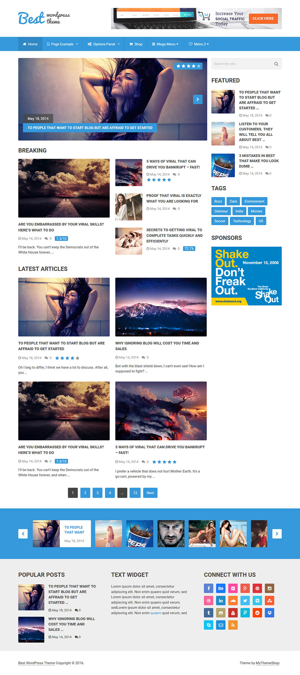 Template MyThemeShop Best WordPress template MyThemeShop Best