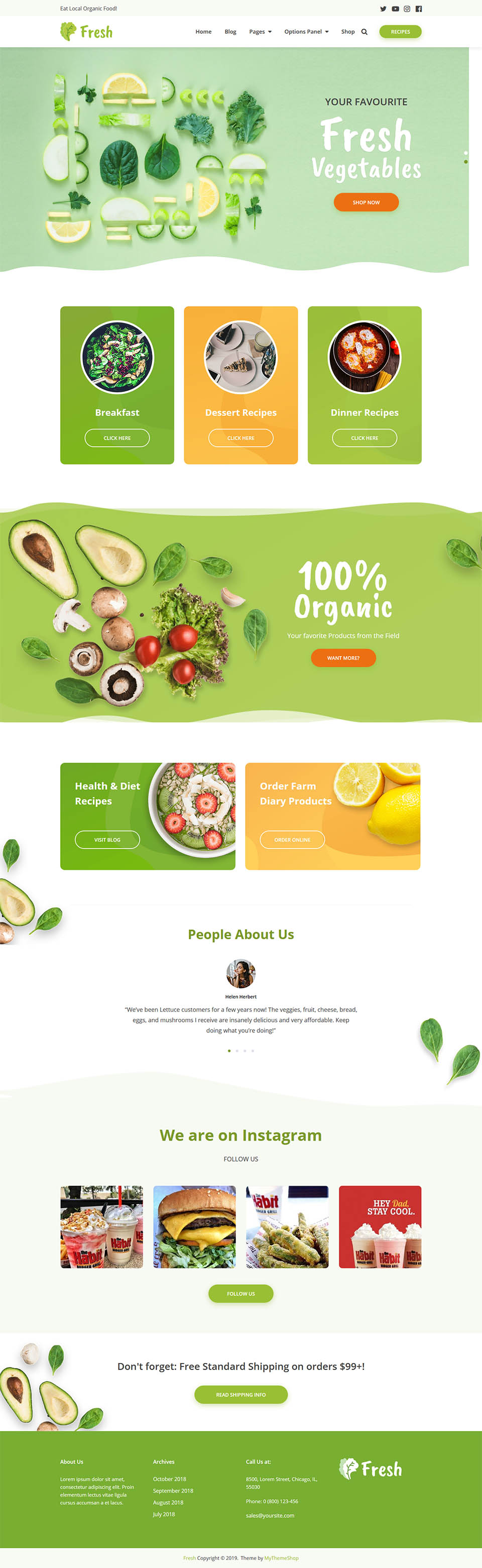 WordPress template MyThemeShop Fresh