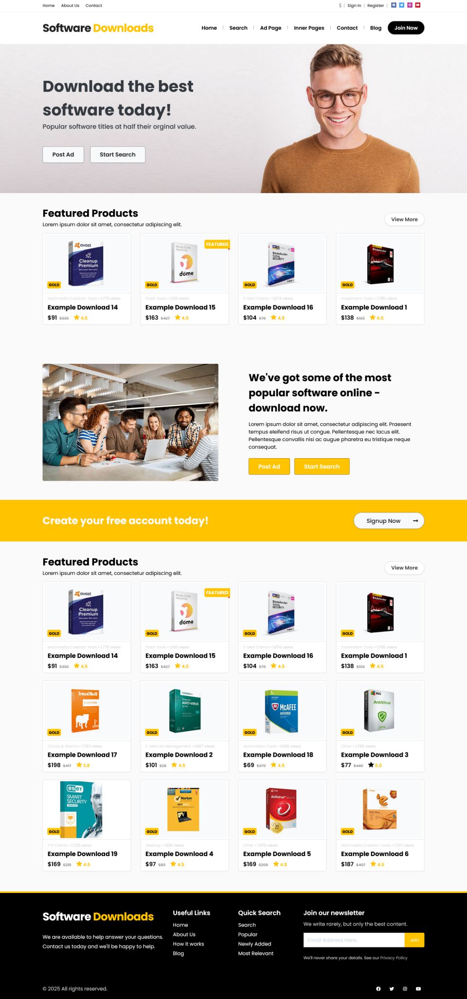 Template PremiumPress Digital Download WordPress template PremiumPress Digital Download