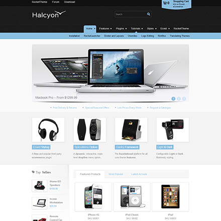 RocketTheme Halcyon