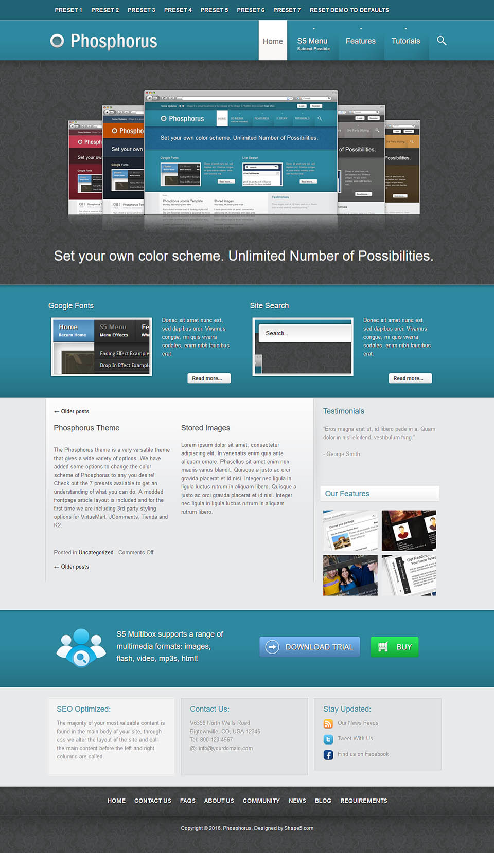WordPress template Shape5 Phosphorus